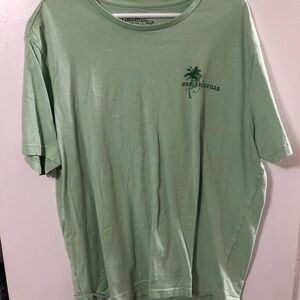 Jimmy Buffett Margaritaville Tasso Elba T Shirt XXL Light Green Smoke & Pet Free